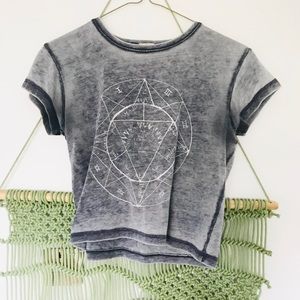 Brandy Melville Cropped Tee